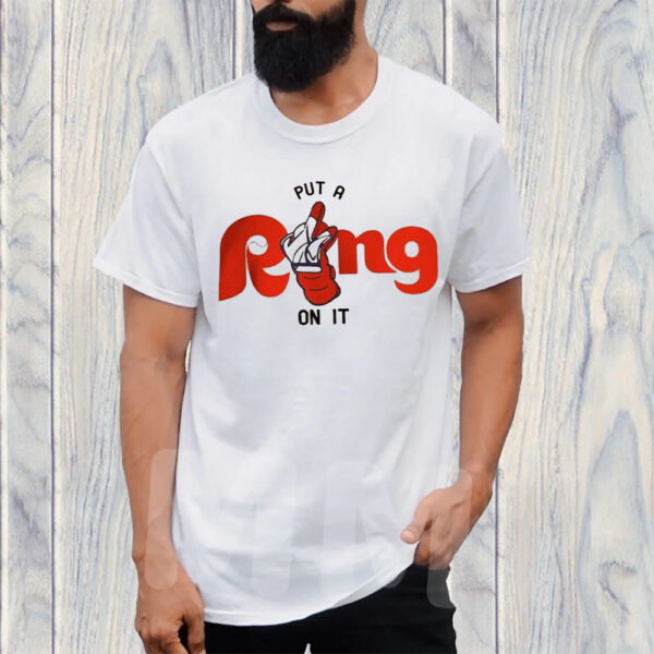 Nick Castellanos Ring Finger Put A Ring On It T-Shirt