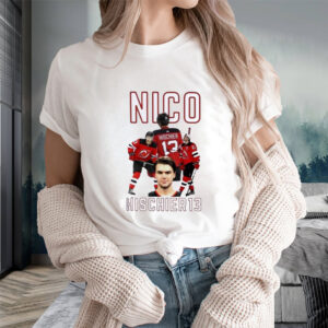 Nico Hischier 13 Jersey Devil Ice Hockey T-Shirts