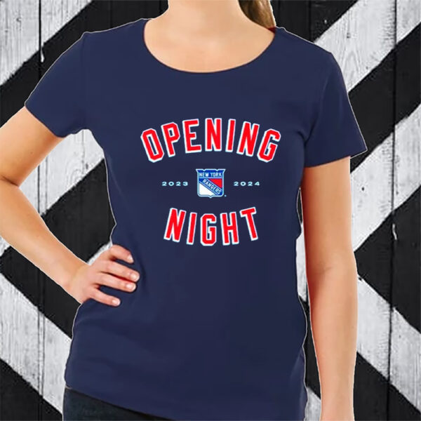 Opening Night New York Rangers 2023-2024 T-Shirt