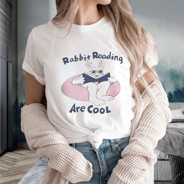 Rabbit Reading Are Cool T-Shirtt