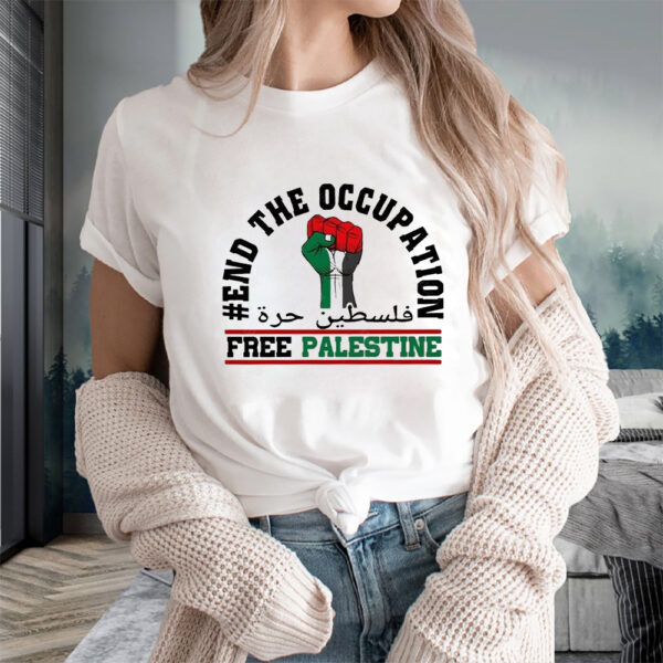 Retro Vintage Free Palestine End The Occupation And Stand For Justice T-Shirtt