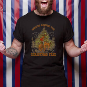 Rockin Around The Christmas Tree Print Sweat T-Shirt