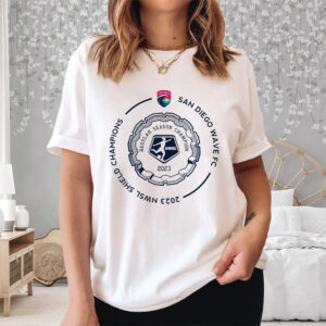 SAN DIEGO WAVE FC - 2023 SHIELD CHAMPS CIRCLE Shirt