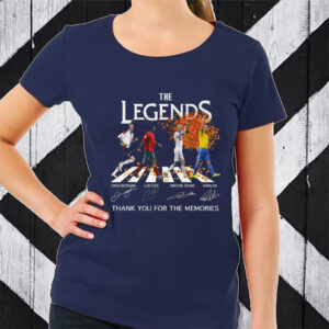 The Legends David Beckham And Luis Figo And Zinedine Zidane And Ronaldo Thank You For The Memories T-Shirt