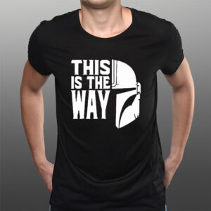 This Is The Way Mandalorian Helmet T-Shirtt