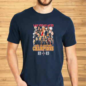 Vintage 2023 WNBA Back 2 Back Las Vegas Aces Champions 2022-2023 Shirts