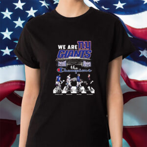 We Are New York Giants The Champion Abbey Road Signatures Shirts