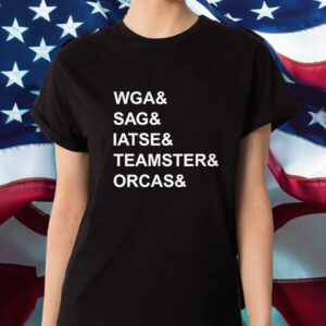 Wga Sag-Aftra Iatse Teamsters Orcas Shirt