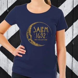 Women’s Halloween Salem 1692 They Missed One Print Sweat T-Shirt