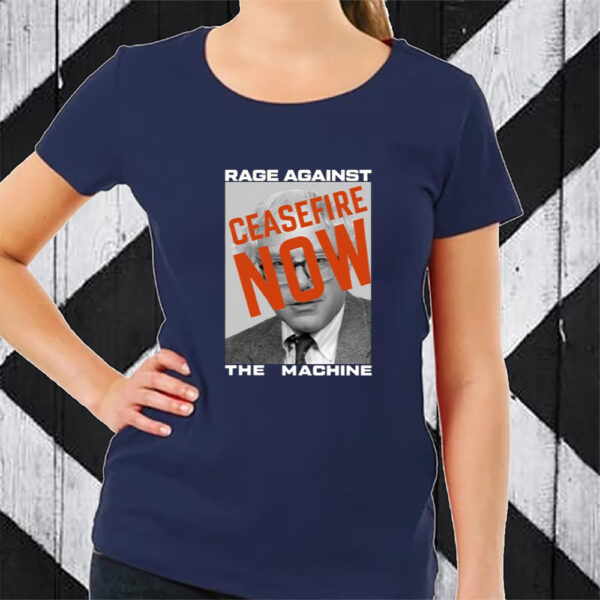 Bernie Sanders Rage Against The Machine Ceasefire Now TShirt