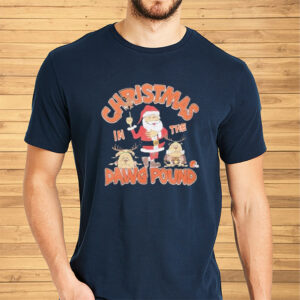 Cleveland Browns Santa Christmas In The Dawg Pound Shirt