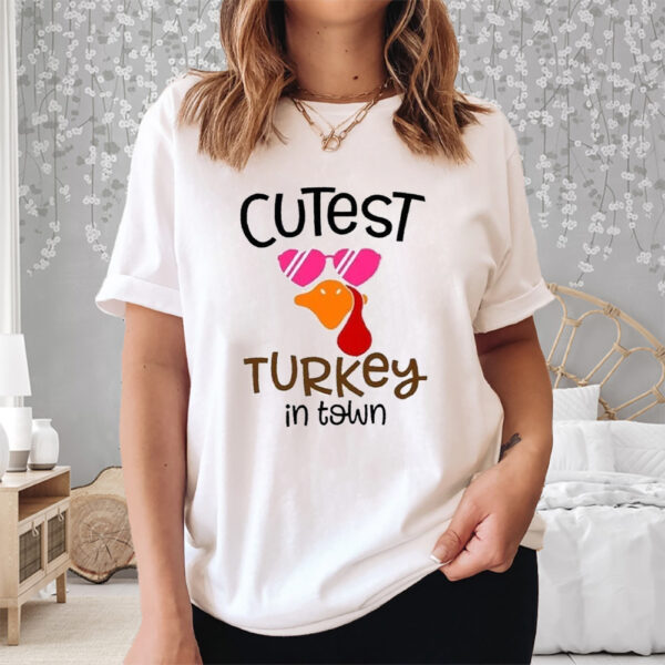 Cutest Turkey In The Town Printed Sweat Shirt