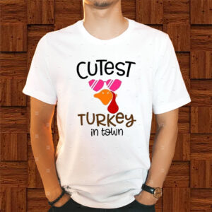 Cutest Turkey In The Town Printed Sweat Shirts