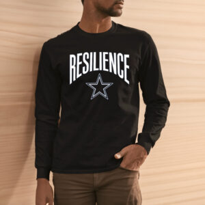 Dak Prescott Wearing Dallas Cowboys Resilience Shirt