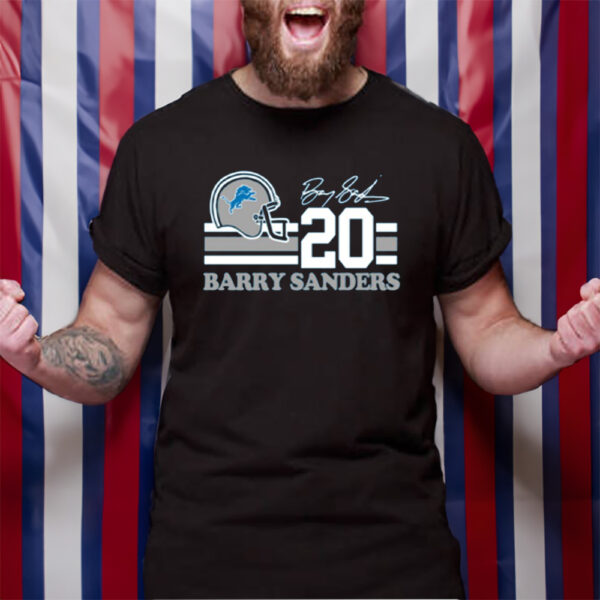 Detroit Lions Barry Sanders #20 T-Shirt