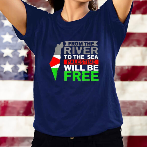 From The River To The Sea Palestine Will Be Free Men T-Shirts