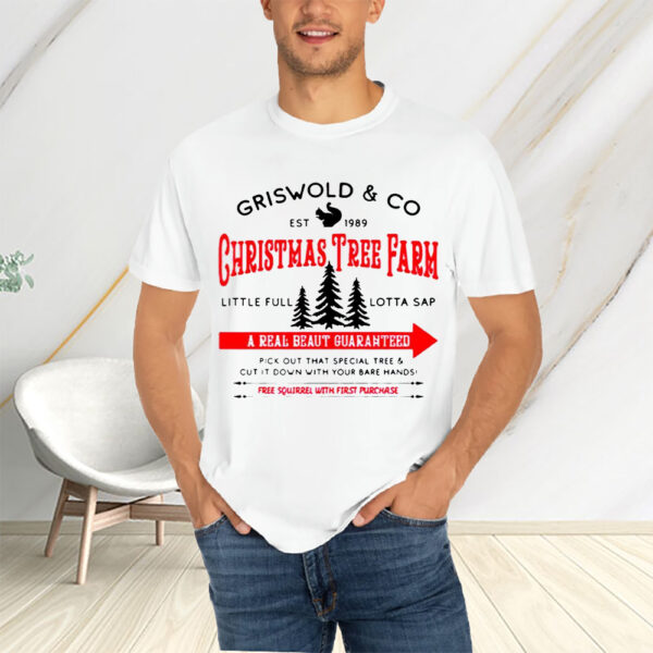 Griswolds Tree Farm Fun Old Fashioned Family Christmas T-Shirtt