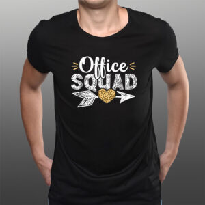 Leopard School Secretary Office Squad Clerk Appreciation T-Shirtt