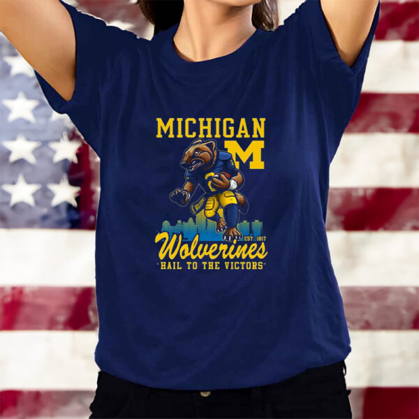 Michigan Wolverines Hail To The Victors T-Shirtt