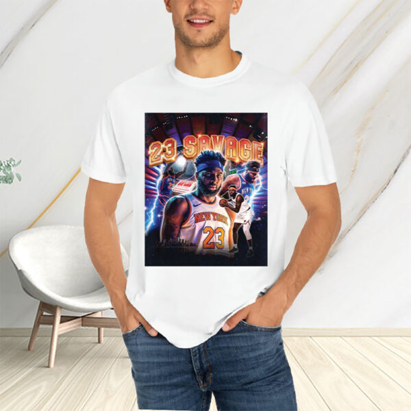 Mitchell Robinson 23 Savage T-Shirtt