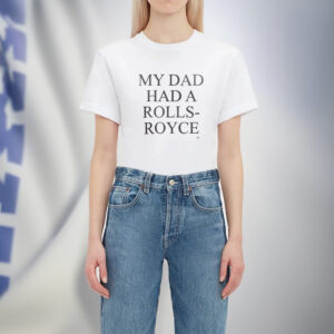 My Dad Had A Rolls-Royce Slogan T-Shirt - VICTORIA BECKHAM