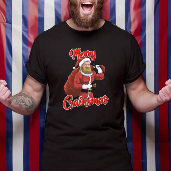 Papa Swolio Merry Gainsmas TShirt