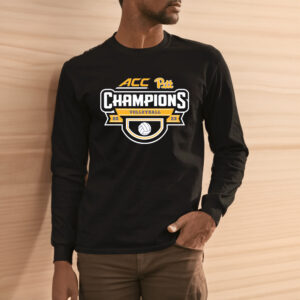 Pitt Panthers 2023 Acc Women’s Volleyball Regular Season Champions Locker Room Shirt