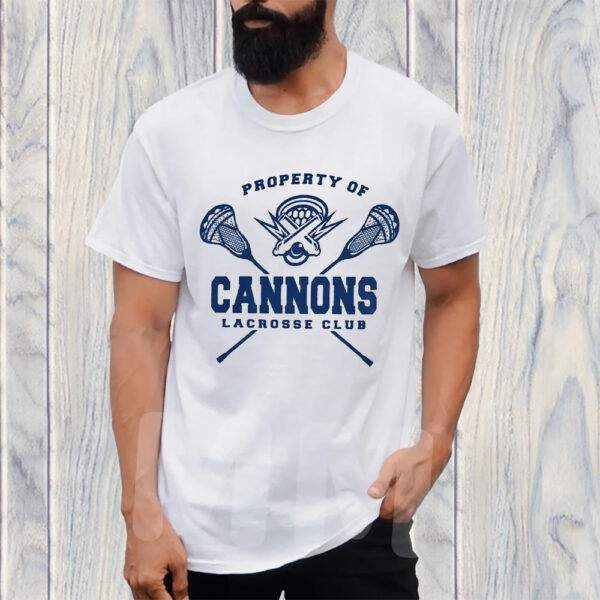 Property Of Champion Cannons Lacrosse Club Striker T-Shirt