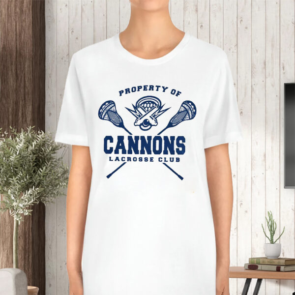 Property Of Champion Cannons Lacrosse Club Striker TShirt