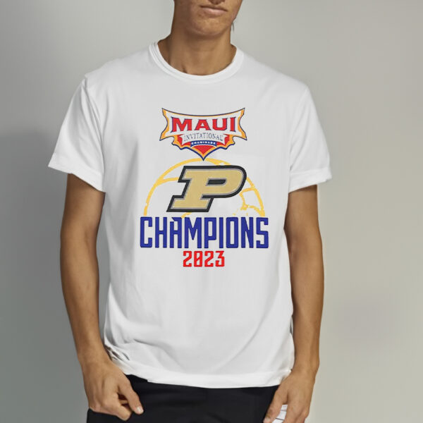 Purdue Maui Invitational Champions 2023 Shirt