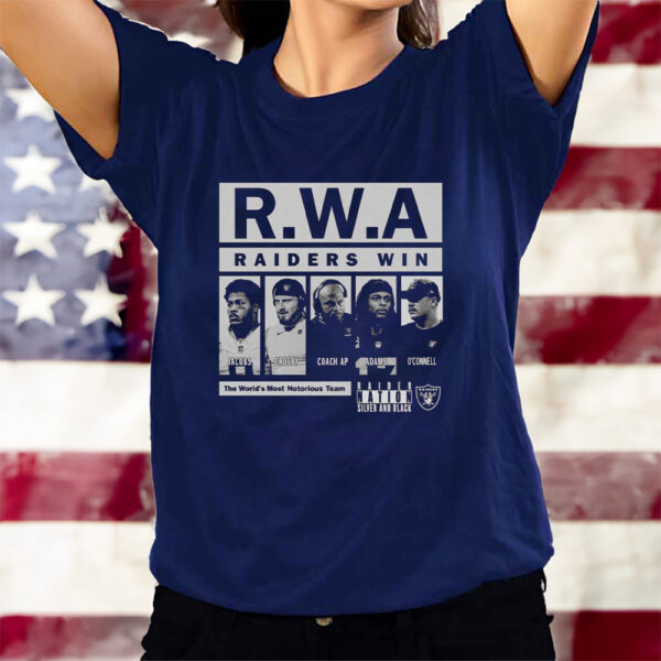 RWA Raider Win The Worlds Most Notoriout Team T-Shirts