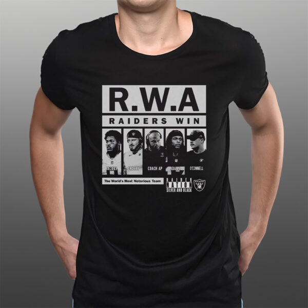 RWA Raider Win The Worlds Most Notoriout Team T-Shirtt