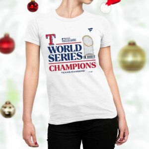 Rangers 2023 World Series Champions Locker Room T-Shirts