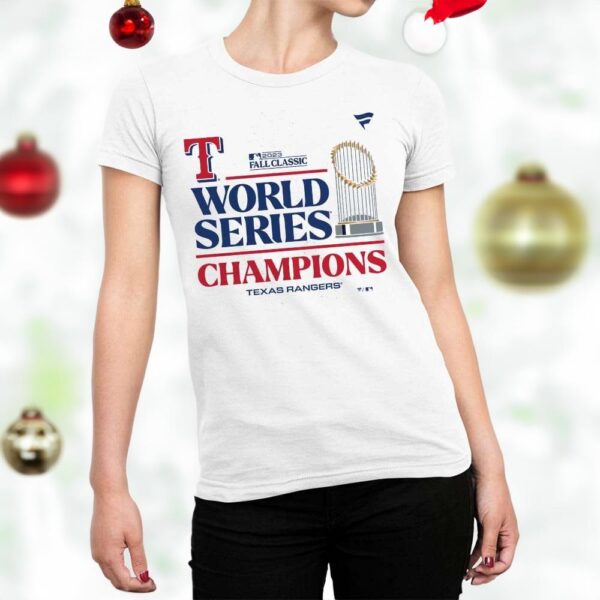 Rangers 2023 World Series Champions Locker Room T-Shirts