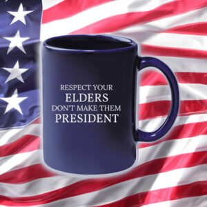 Respect Your Elders Cobalt Coffee Mug Cups