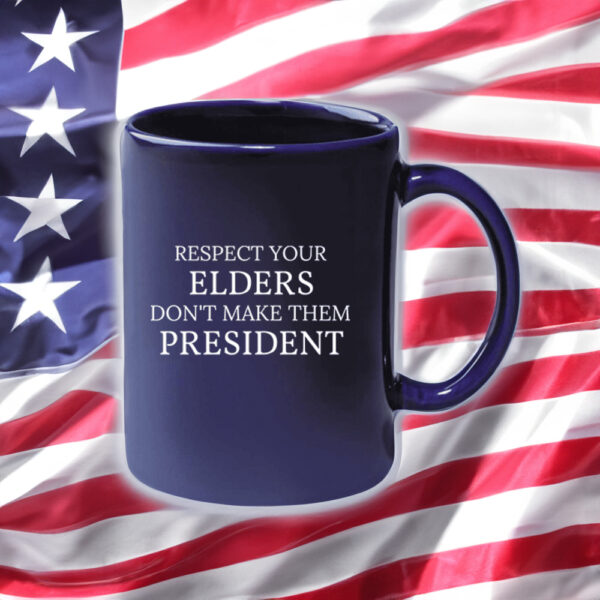 Respect Your Elders Cobalt Coffee Mug Cups