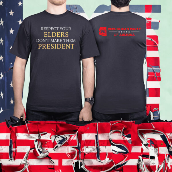 Respect Your Elders Navy 100% Cotton T-Shirts