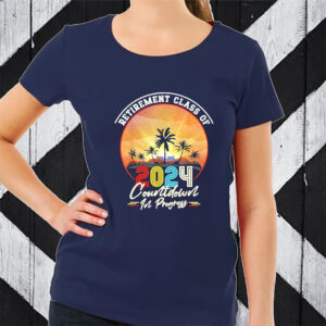 Retirement Class of 2024 Count Down in Progress Vintage T-Shirt