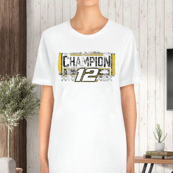 Ryan Blaney Team Penske Women’s 2023 NASCAR Cup Series Champion T-Shirt