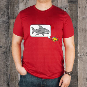 Shark Word Balloon T-Shirtt