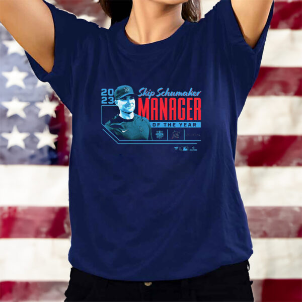 Skip Schumaker Miami Marlins 2023 Nl Manager Of The Year T-Shirtt