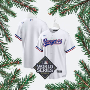 Texas Rangers World Series Champions 2023 White Home Blank Replica Jerseys