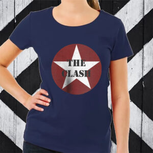 The Clash Star Logo Amplified Vintage T-Shirt