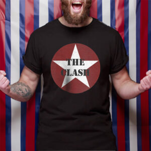 The Clash Star Logo Amplified Vintage TShirt