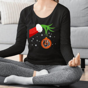 The Grinch Christmas Ornament Cincinnati Bengals Long Sleeve Shirt