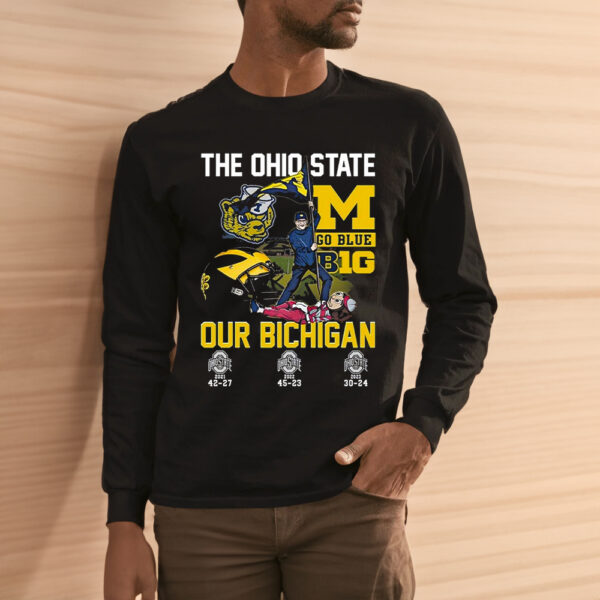 The Ohio State Go Blue B1g Our Bichigan Shirt