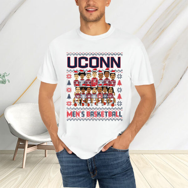 Uconn – Ncaa Men’s Basketball Holiday Ugly Christmas Sweater T-Shirtt