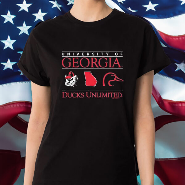 University Of Georgia Ducks Unlimited State Shirt