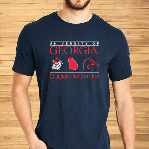 University Of Georgia Ducks Unlimited State Shirts