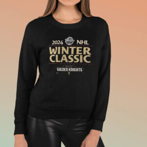 Vegas Golden Knights 2024 Nhl Winter Classic Text Driven T-Shirt